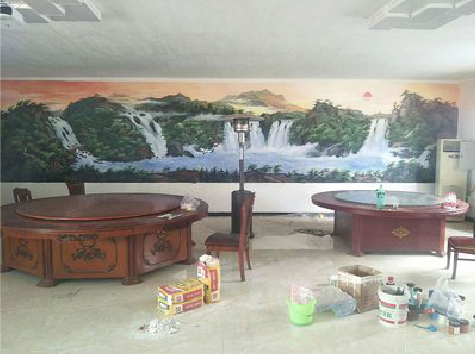 平湖墙绘-写实风景