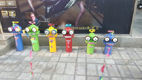 平湖商业区彩绘