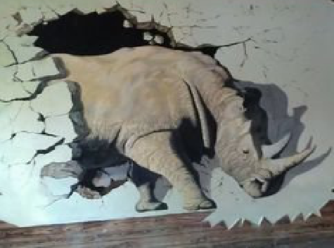 平湖在墙绘中，如何绘制3D效果？