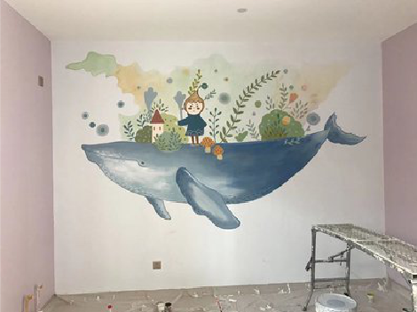 平湖手绘墙的特点及优势。